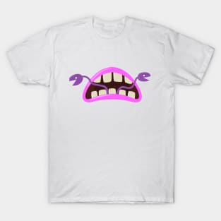 Funny Monster Mouth with tongue for mask Coronavirus T-Shirt